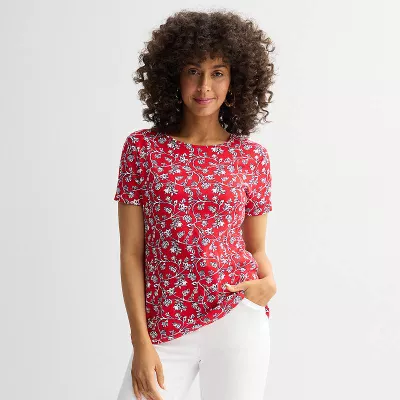 Women's Croft & Barrow® Essential Crewneck Tee