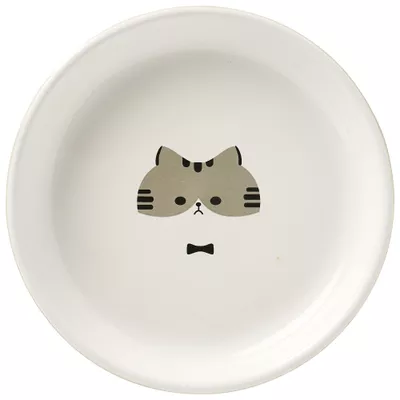 Novelty Printed Cat Plate Assorted