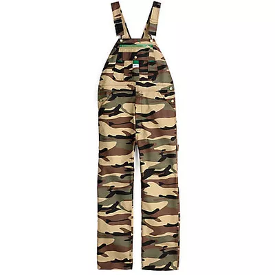 Liberty Men's Twill Camo Bib Overalls