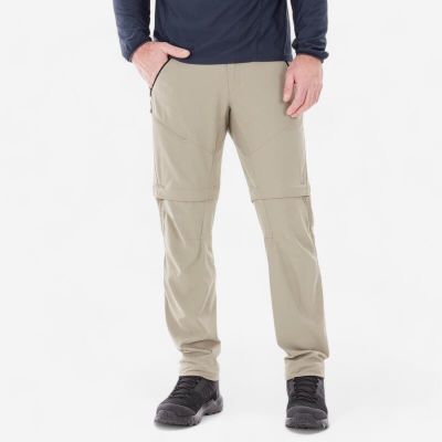 QUECHUA Zip-Off-Hose Herren Wandern - MH500 beige