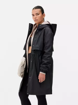 Parka con cintura ceñida