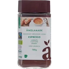 Änglamark espresso pikakahvi luomu 100 g