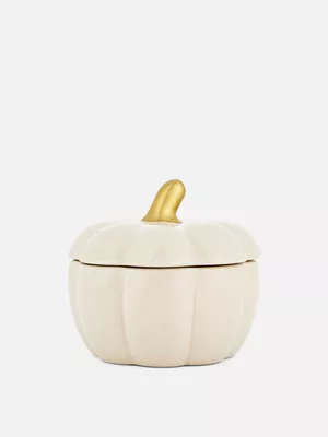 Vela aromática en tarro en forma de calabaza
