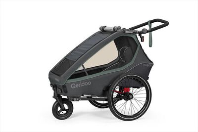 QERIDOO Qeridoo Fahrradanhänger Kidgoo 1 Ivy Green