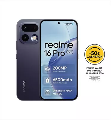 REALME - Smartphone REALME 16 PRO 5G (512GB 8GB)-Pebble Grey