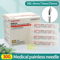 Beauty Tools Disposable Sterile Small Needle 30g*4mm30g*13mm30g*25mm Painless Ultra-fine Syringe Needle
