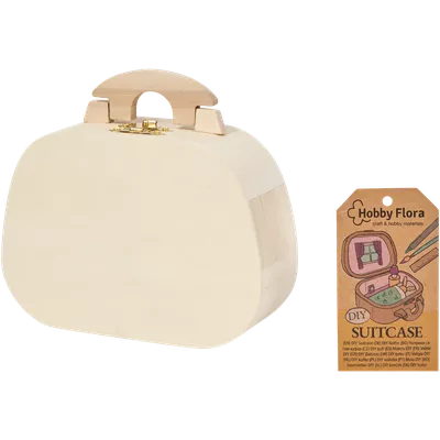 Dřevěný kufřík Hobby Flora