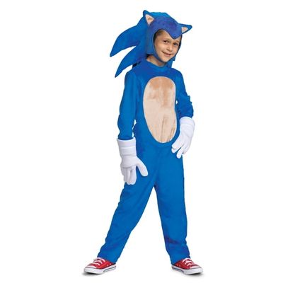 Sega Sonic Movie 3 Sonic Halloween Costume for Children, Boys Size M (8), by Disguise
