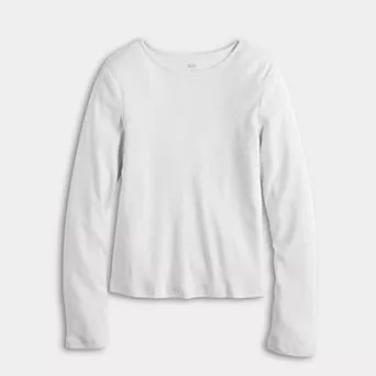 Girls 6-20 SO® Long Sleeve Tee in Regular & Plus Size