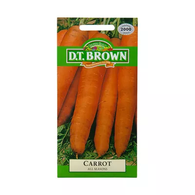 Dt Brown All Seasons Carrot Seeds 2000pc