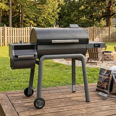 Feasto 30 in. Heavy-Duty Charcoal Grill with Offset Smoker, Digital Temperature Control & 2 Meat Probes, 832 sq. in.