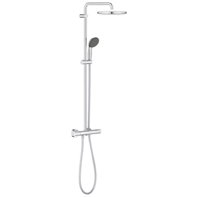 Grohe, Brusesæt m. loftbruser og armatur, Vitalio Start System 250, krom