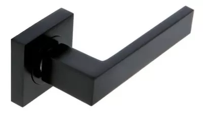 JUEGO DE MANILA ROSETA ALUMINIO CUADRADA MOD 6017 NEGRO