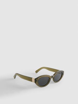 Gafas de sol ovaladas translúcidas By Coleen