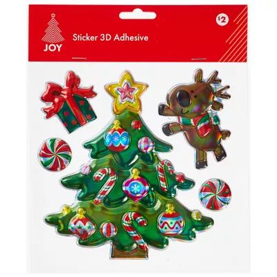 Christmas 3D Adhesive Sticker