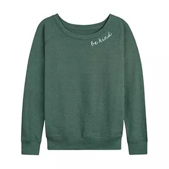 Women's Be Kind French Terry Long Sleeve Tee