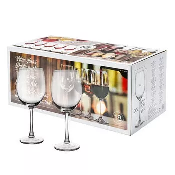 Party Pack Wine Glass 470ml x 18 Piece Set