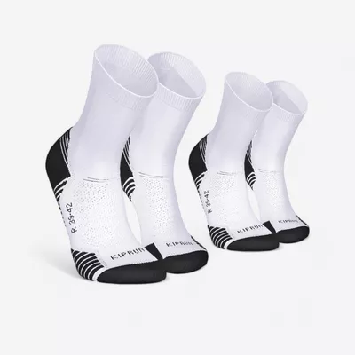 KIPRUN Laufsocken halbhoch dick 2er-Pack - Run 500