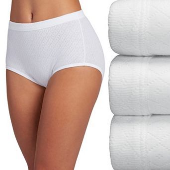 Women's Jockey® Elance Breathe 3-pack Pointelle Briefs Panty Set 1542