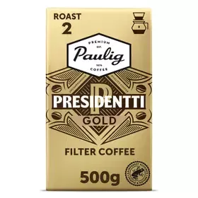 Paulig Presidentti Gold kahvi suodatinjauhatus 500g
