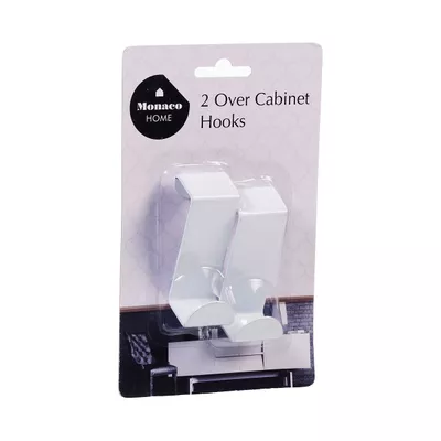 Over Door Cabinet Hook 2pk