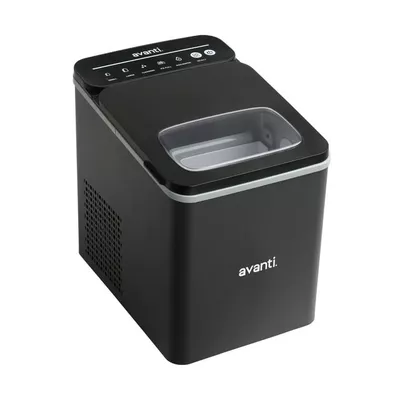 Avanti 26 lb Bullet Ice Maker, Black Stainless Steel