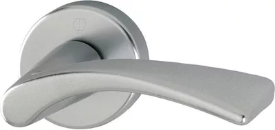JUEGO DE MANILLA ROSETAS ALUMINIO ACABADO INOX BEDFORD HOPPE