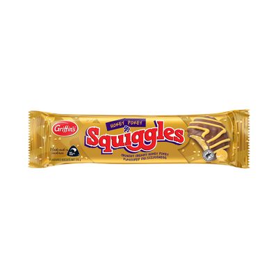 Griffins Squiggles Hokey Pokey Biscuits 215g