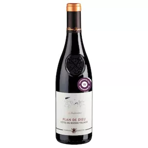 Ortas Côtes du Rhône Villages Rotwein Plan...