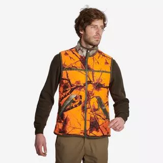 SOLOGNAC Gilet caccia 100 TREEMETIC reversibile fluo