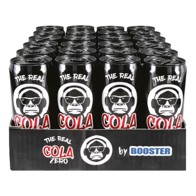 Booster The Real Cola Zero 0,33 Liter Dose, 24er Pack