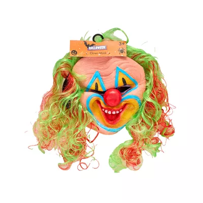 Halloween Clown Mask With Hair