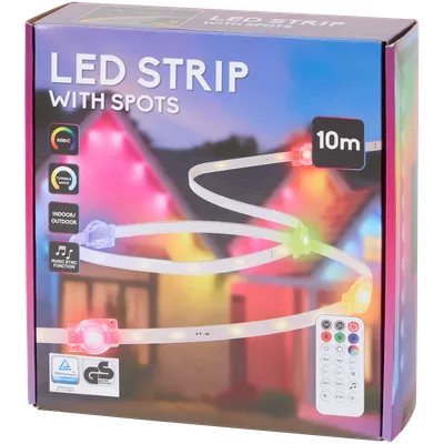 LED světelný pás s bodovými světly