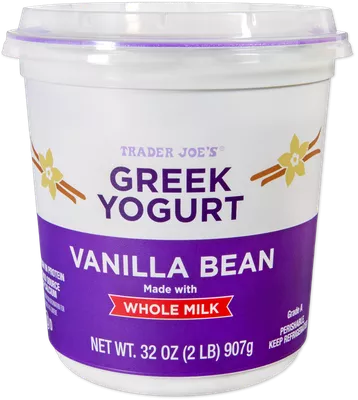 Vanilla Bean Whole Milk Greek Yogurt