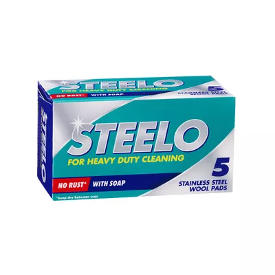 Steelo  Stainless Steel Soap Pads 5pk