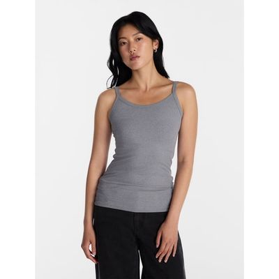 No Boundaries Ribbed Cami Top, Women's XXS-XXL
