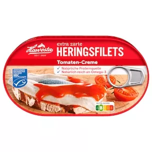 Hawesta Heringsfilets in Tomatencreme 200g