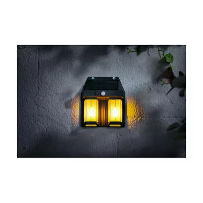 PIR Twin Bulb Solar Security Light