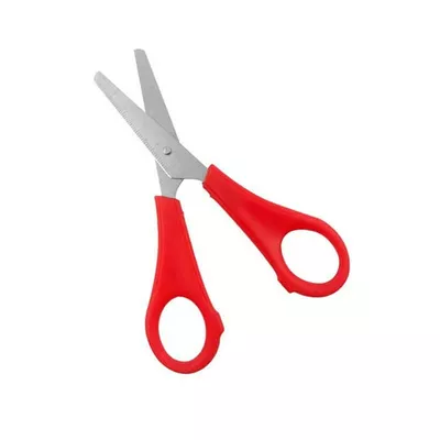 Zmeidao Scissors Bulk, Safety Blunt Tip Scissors, Non-Toxic Craft Scissors for Cutting Paper Craft Art Supplies, Color Random