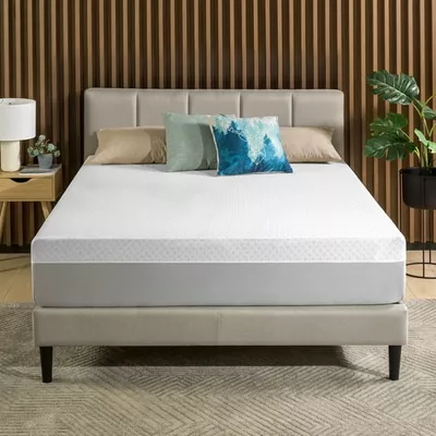 Zinus Cooling Airflow 10" Hybrid Mattress in a Box, Adult, Queen