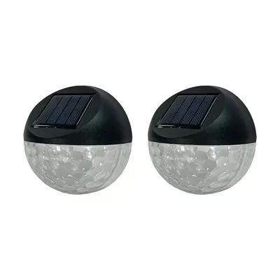 Solar Fence/Wall/Railing Lights 2pk