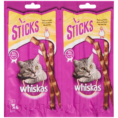 Kočičí tyčinky Whiskas Kuřecí maso