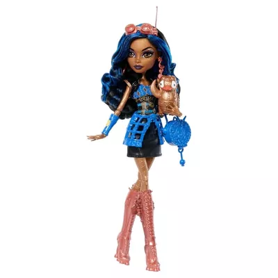 Monster High Boo-riginal Creeproduction Robecca Steam Doll with Diary, Doll Stand and Pet