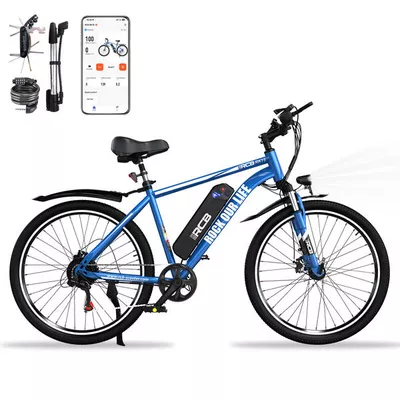 RCB Elektrisches Fahrrad für Erwachsene 26", E-Bike&APP, 30-50 km, RCB-RK15