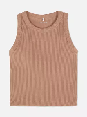 7-15 años | Camiseta sin mangas acanalada