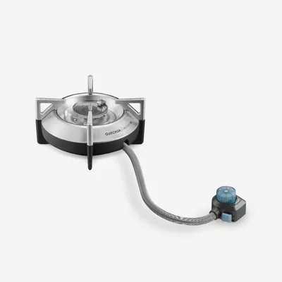 QUECHUA Gaskocher 1 Kochstelle Piezo-Zündung Camping - 500 - 1760W