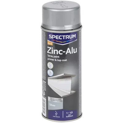 Barva ve spreji zinek-hliník Spectrum Stříbrná