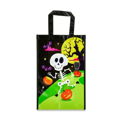 Halloween Skeleton Tote Bag, 10.5" x 16", by Way To Celebrate