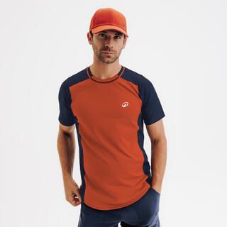 KUIKMA T-shirt tennis uomo DRY marrone-blu