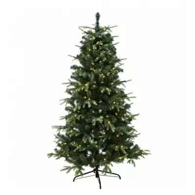 Kunstigt juletræ m/180 LED-lys, Viga, 170 cm